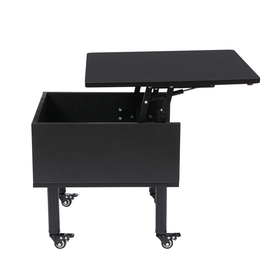 Mesa de Centro Elevable Altura Ajustable Mesa de Centro Moderna 55*55cm Foto 4 de 4