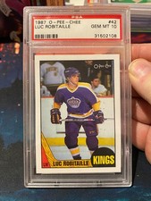 1987 O Pee Chee Luc Robitaille PSA 10
