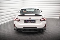 Diffusor Flaps Passend FüR BMW 2 Coupe M-Paket G42 Schwarz Hochglanz