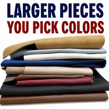 2 lbs. Large Leather Scraps Remnants You Pick Colors Cowhide Pieces Crafts