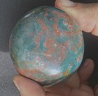 Blood Stone Big Polished Palm Stone Breccia & Fantastic Colors 96 grams - 3.4 Oz — photo 3