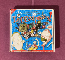 Dicecapades Board Game, Over 100 Dice (133) 1st Edition Haywire