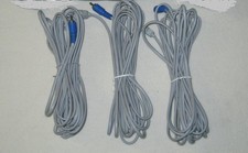 Bose Lifestyle Acoustimass Jewel Cube Speaker Cables Front R-L-C Set Silver