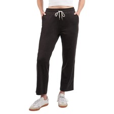 Kirkland Signature Women's Lightweight Crop Pant, Black, Size: Medium, New