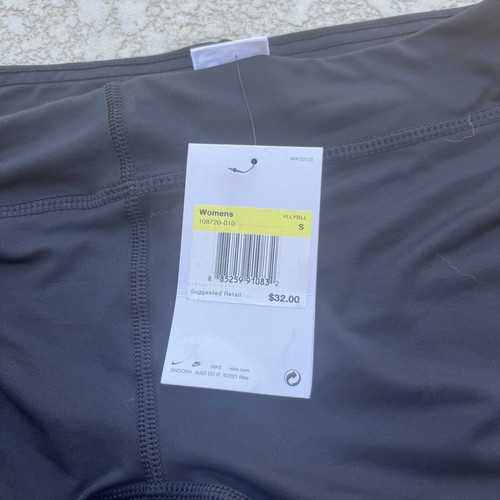 NIKE Womens DRI-FIT Athletic Volleyball Cheer Shorts Black 108720-010 Sz Small - Picture 3 of 7