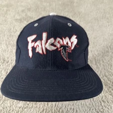 Vintage Atlanta Falcons Hat Cap Men Black Snapback New Era Kmg Pro Model 90s