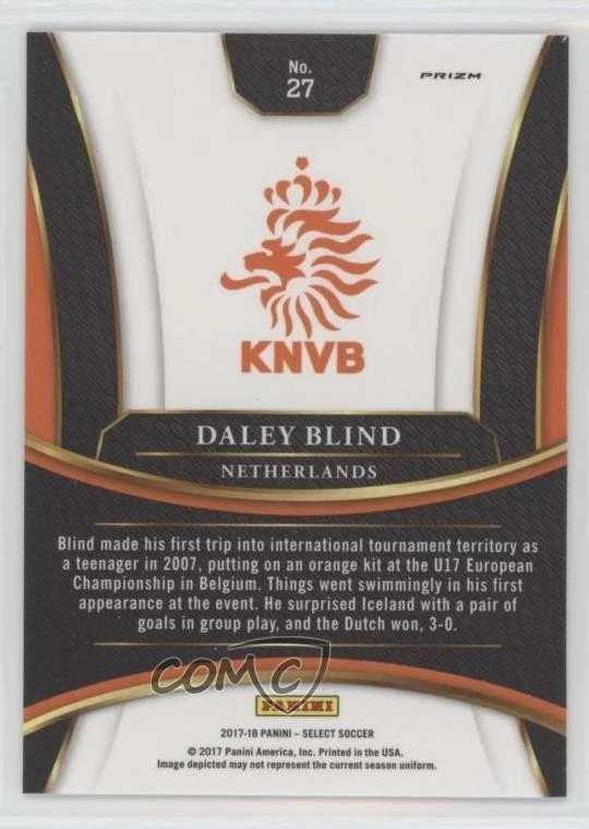 2017-18 Panini Select Terrace Silver Prizm Daley Blind #27 - Image 2 of 2