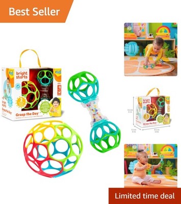 Grasp the Day Oball Gift Set - 2 Engaging Toys Promoting Fine Motor Skills