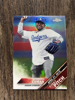 2016 Topps Chrome - First Pitch Kendrick Lamar Refractor #FPC-20 SSP