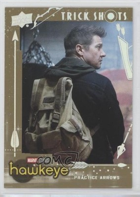 2023 Upper Deck Marvel Studios Hawkeye Trick Shots Gold 46/57 Clint Barton ob9