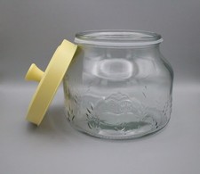 Biscottiera in vetro con tappo Mulino Bianco edizione 2022, Nuova con scatola