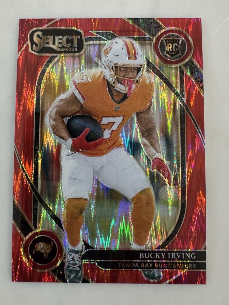 FANATIC♢CRISIS 2024 Panini Select - Club Level Bucky Irving #239 Red Shock