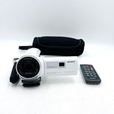 SONY HDR-PJ670 Video Camera White with 2GB MicroSD Used