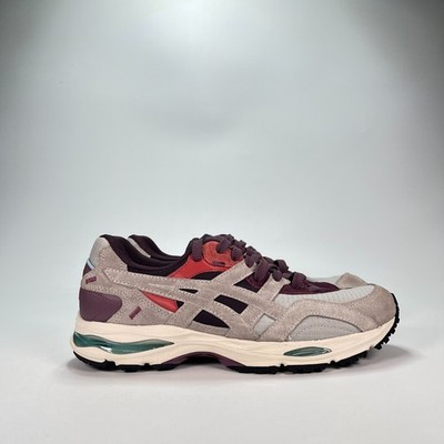 Asics Gel-MC Plus Oyster Grey Grape Retro Running Sneakers 1201A021 Men's Sz 8.5