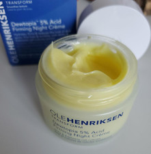 NIB 100 Authentic OLEHENRIKSEN Dewtopia 5 AHA Firming Night Cr me 1.7oz/50mL
