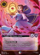 Lorcana Belle - Accomplished Mystic Enchanted NM Holofoil Fabled