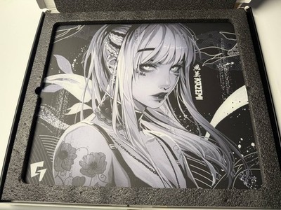 GLSSWRKS Dark Kazemi Glass Mousepad 490x420mm Limited Edition