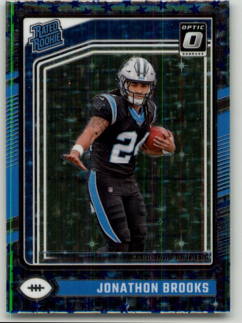 2024 Donruss Optic Jonathon Brooks Stars #258 Carolina Panthers