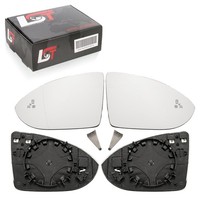 2X Seitenspiegel Spiegelglas Links Rechts Heizbar Toter Winkel FüR VW Golf VII 7