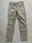 Women's Sonoma Straight Mid-Rise Pants Skinny Size 6 Lightweight Casual Tan — photo 1