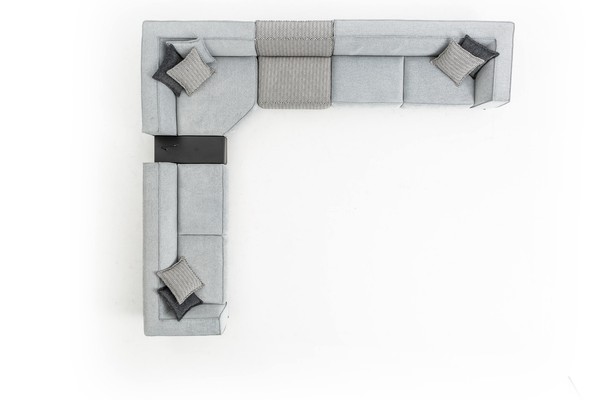 Ecksofa Textil Modern Design Polster Sofa 430X375Cm Couch L Form Sofas-image