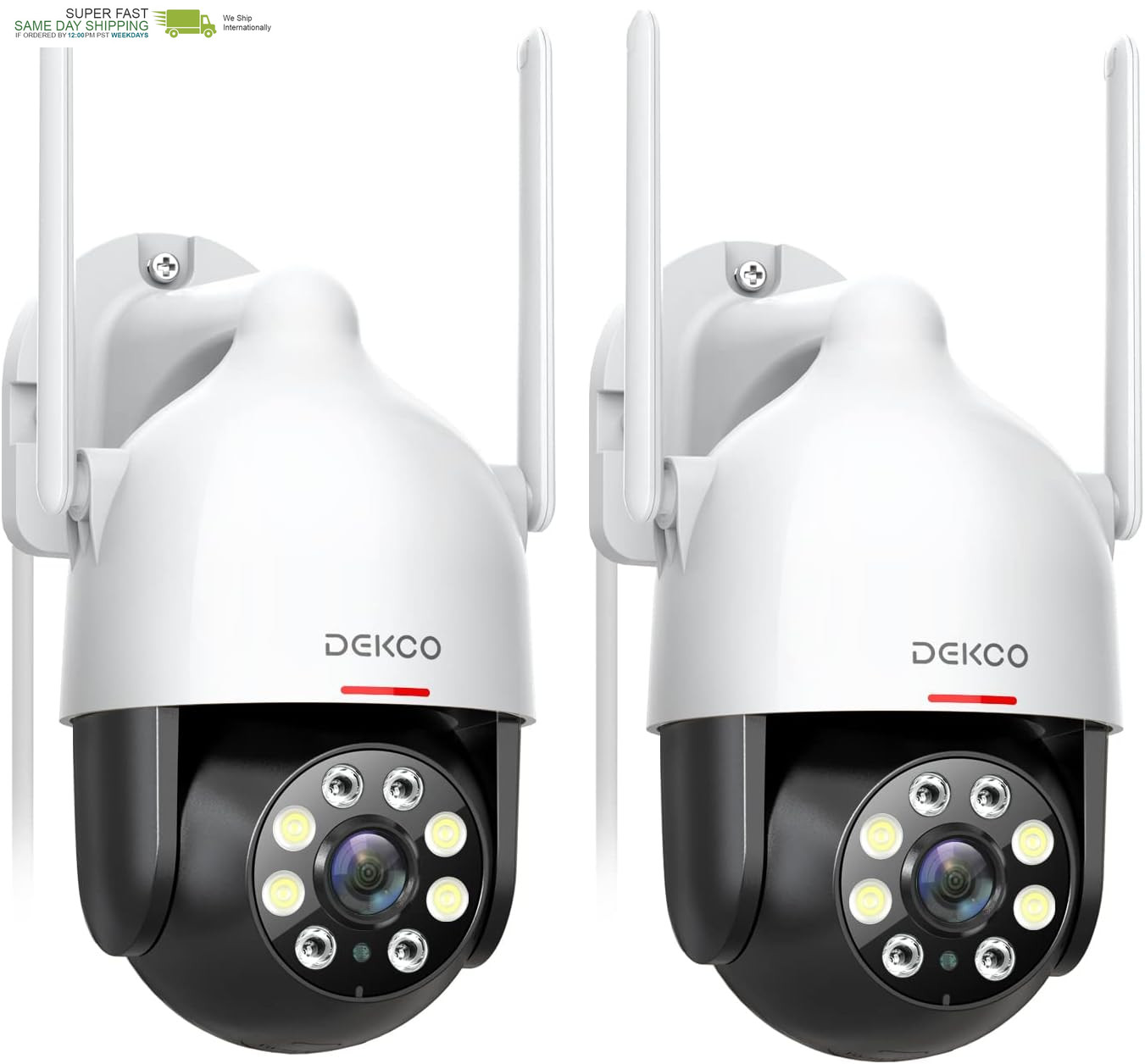 Pan-tilt 360&deg; View, 3mp Surveillance Came