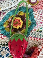 Strawberry Shape Shoulder Bag Red Green Women's Novelty Casual