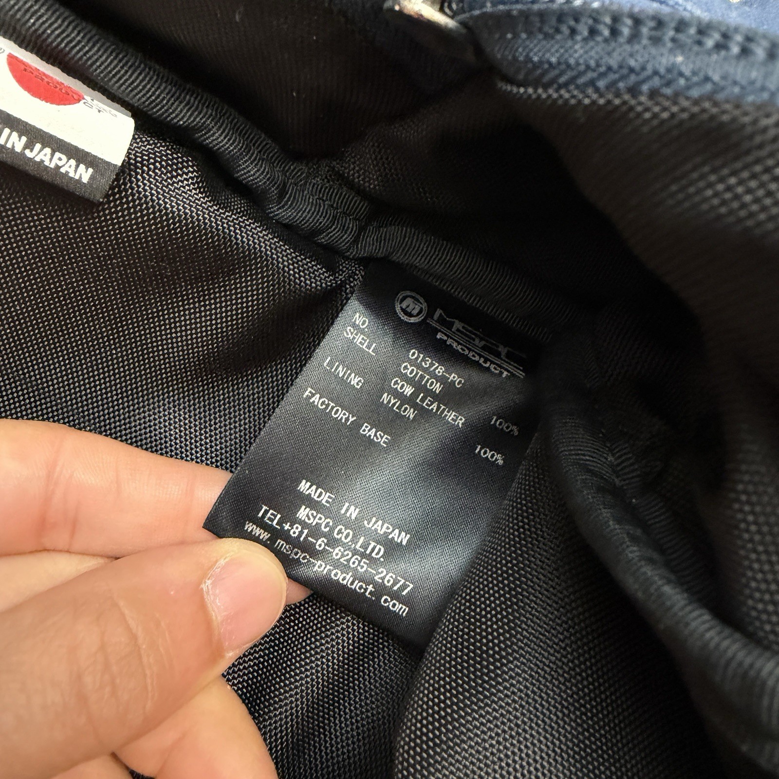 Master Piece MSPC Push Connection Backpack Cow Le… - image 7