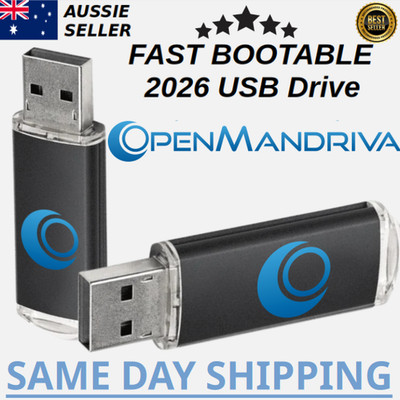 Open Mandriva Linux Latest Version Australian Shipping Bootable USB Flash Drive