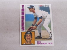 1984 Topps Baseball Rookie #8 Don Mattingly RC