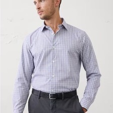 BANANA REPUBLIC ATHLETIC-FIT DRESS SHIRT NWT SIZE L