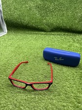 Ray-Ban Kids Eyeglasses RB 1535 3573 Black Red 48-16-130 FRAMES ONLY. L