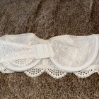 NWOT 2017 Victorias Secret Ivory Lace Underwire Strapless Bralette Size XL — photo 4