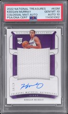 2022-23 Panini National Treasures - Keegan Murray RPA /49 PSA 10/10 Rookie RC