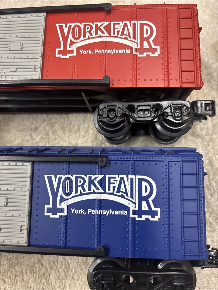 K-Line K-5054017 O27 & K-505416 PRR PENNSYLVANIA 6063 & 6066 YORK FAIR BOX CARS - Image 4 of 4