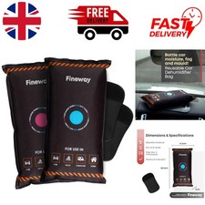 2-Pack 1kg Portable Car Dehumidifiers – Moisture Absorption, for All Vehicles