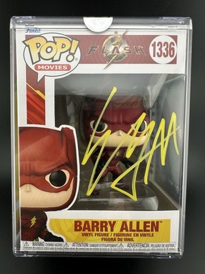 Ezra Miller Autographed The Flash Barry Allen #1336 POP! Vinyl Figure Celebrity