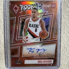 2023-24 Panini Phoenix Portland Trail Blazers Rookie Auto Kris Murray 37/49