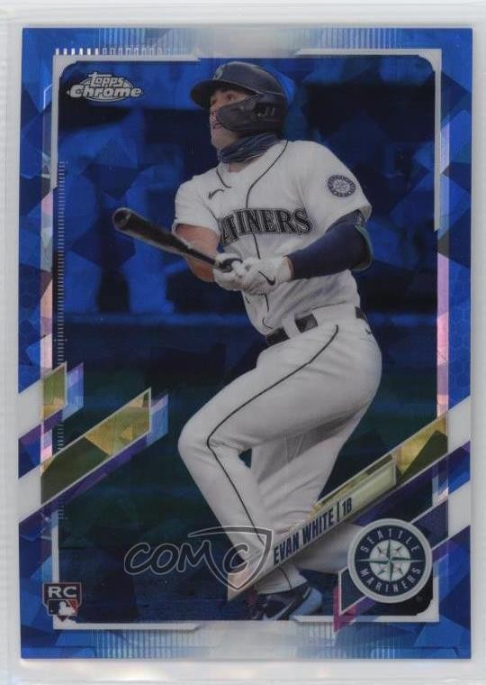 2021 Topps Chrome Sapphire Edition Evan White #151 13hq