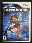 Alien Syndrome Nintendo Wii Complete Cib - SEGA