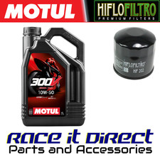Oil and Filter for Kawasaki VN750 A Vulcan 1993-1998 MOTUL 300V & Hiflo