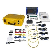 Hioki PQ3100-04/6000 KIT Power Quality Analyzer Kit, 7 in. AC Sensors