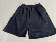 Boys Black Sweat Shorts Size 11-12 years