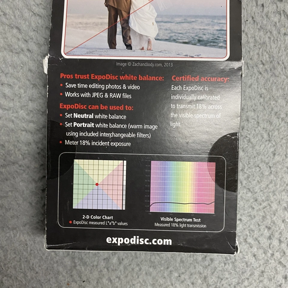 ExpoDisc 2.0 77mm Professional White Balance Filter Camera Made in USA Portrait - Image 4 of 4