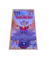 AN AMERICAN TAIL FIEVEL GOES WEST STEVEN SPIELBERG VHS MCA ANIMATION CHILDREN