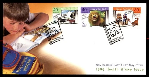 Mayfairstamps New Zealand FDC 1999 children's books health First Day Cover aax_5