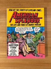Harvey Pekar Signed American Splendor Comic R. Crumb Cover Limited Ed