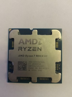AMD Ryzen 7 9800X3D 8-Core 16-Thread AM5 Gaming CPU Processor 100-000001084