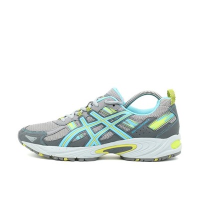 ASICS Herren Gel-Venture 5 Sneaker EU 43.5 Grau/Blau/Neon T5N8N Gel