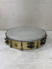 1960s Ludwig 10" Brass Double Row Tambourine RARE